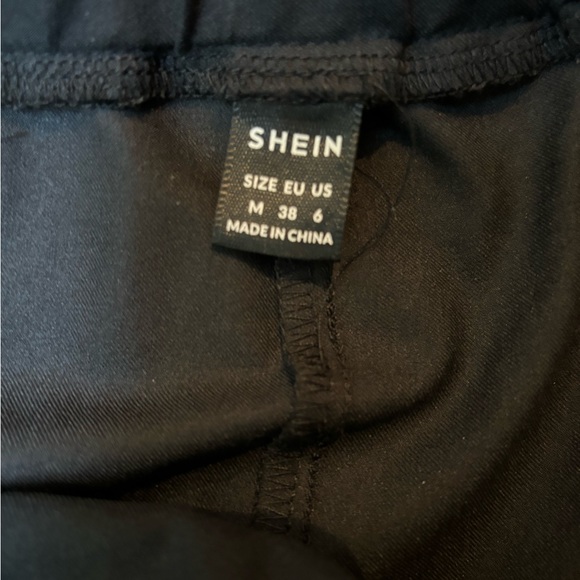 SHEIN Maternity Ruffle Trim Drawstring Jumpsuit - Black Medium - Picture 7 of 8